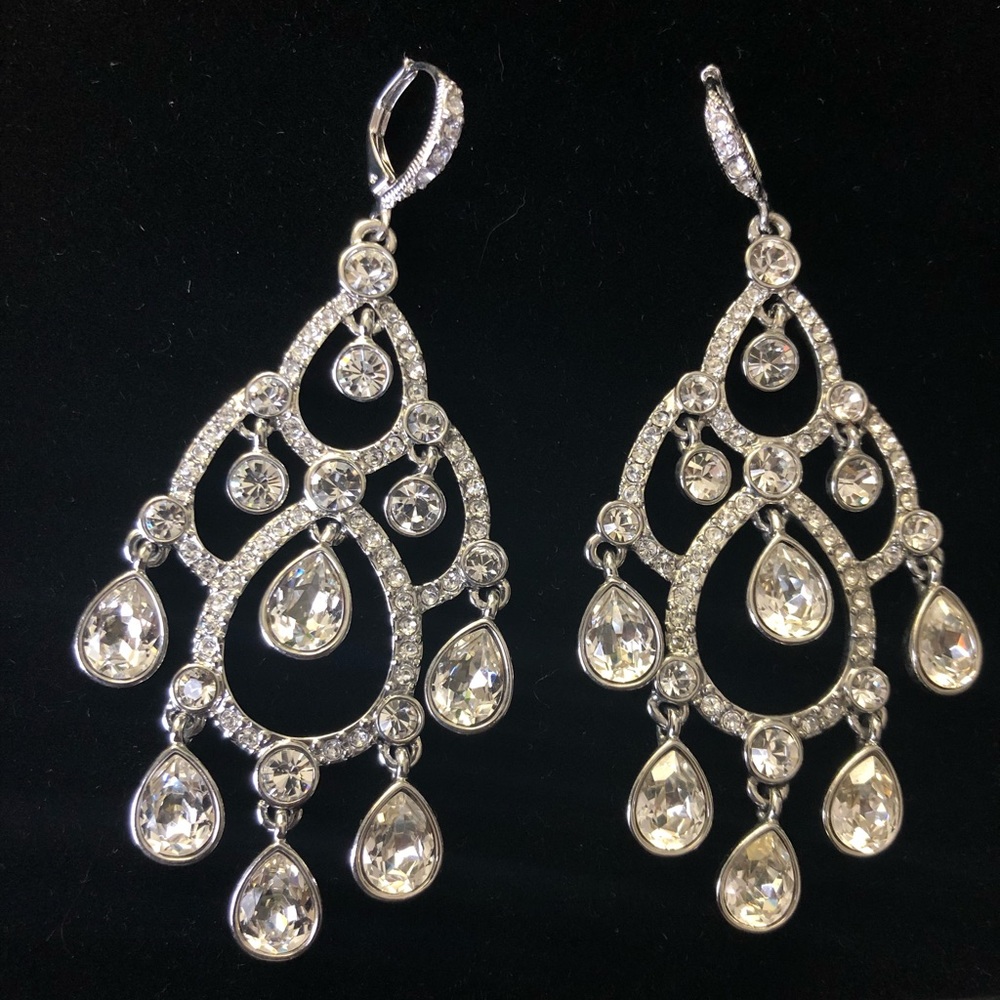 Givenchy silver chandler drop earrings